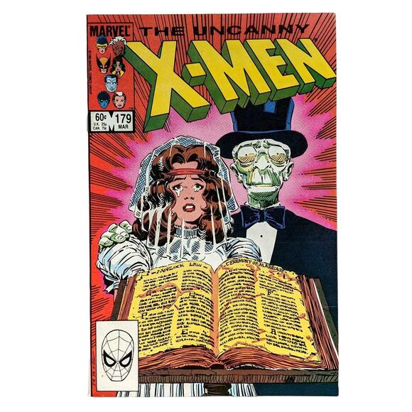 Uncanny X-Men (Vol 1) #179 - VF (Marvel, 1984) - Direct Edition Wedding Cover - Picture 1 of 2